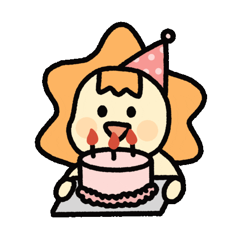 Party Birthday Sticker