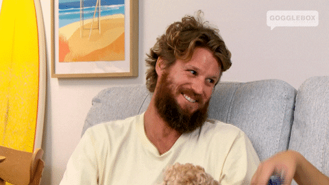 Happy Watching Tv GIF by Gogglebox Australia