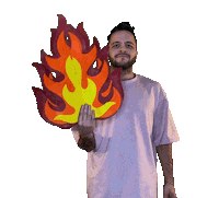 Fire Burn Sticker by группа "Жюль Верн"