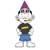 Chill Out Sticker by Zhot