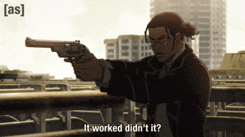 Cowboy Bebop Gun GIF by Adult Swim