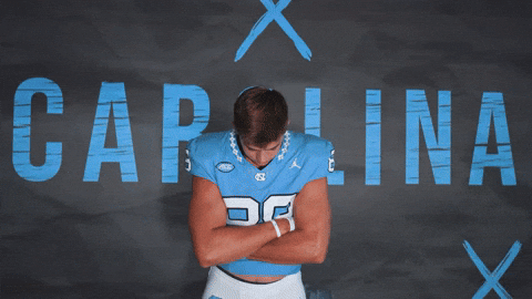 University Of North Carolina Football GIF by UNC Tar Heels