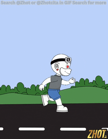 Too Much Running GIF by Zhot