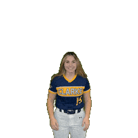 Clarke Softball Sticker by Clarke University