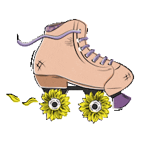 Flower Sticker by RollerManic