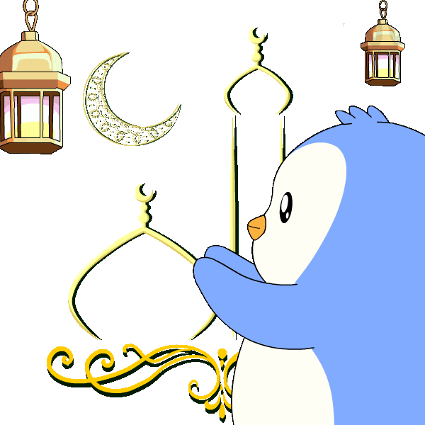 Pray Eid Al Fitr Sticker by Pudgy Penguins