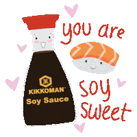 Valentine Foodie Sticker by Kikkoman USA