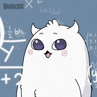dokisofficial confused thinking processing math GIF