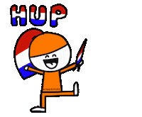 Fan Netherlands Sticker by Minka Comics