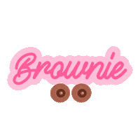 Boobies Brownie Sticker by TITSUP