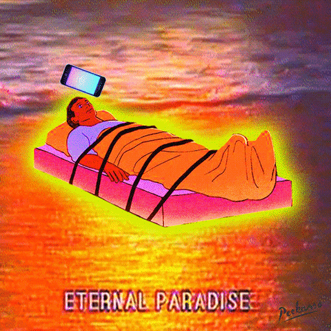 Good Night Art GIF by PEEKASSO