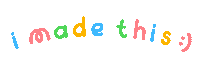 I Made Art Sticker