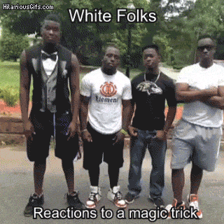 magic tricks black folks GIF