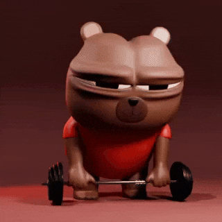 Working Out Lifting Weights GIF by Bobo Memes