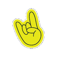 Awesome Rock On Sticker by BrandBuff Digital
