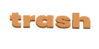 trash Sticker by Justin