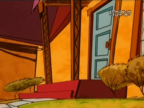 megazord13 giphygifmaker butt red guy cow and chicken GIF