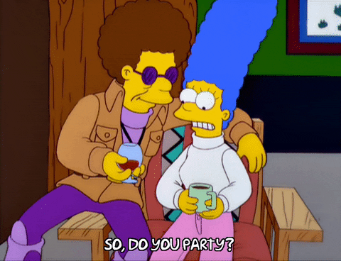 happy marge simpson GIF