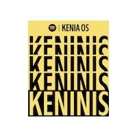 Kenia Os Sticker by Spotify México