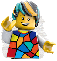 Happy Joy Sticker by LEGO