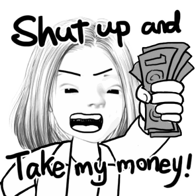 jag shut up Sticker