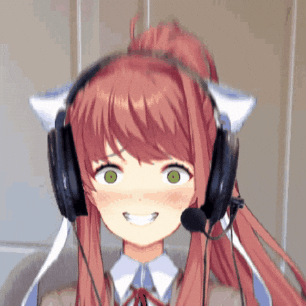 Miruaico giphyupload gaming giphycreatortest ddlc GIF