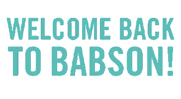 Move In Welcome Back Sticker by Babson College