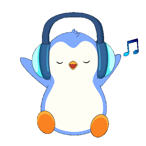 Happy Party Sticker by Pudgy Penguins