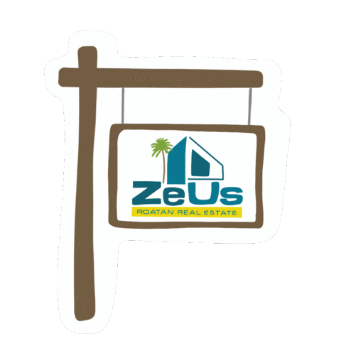 Zeusroatan Sticker by ZeUs Roatan Real Estate