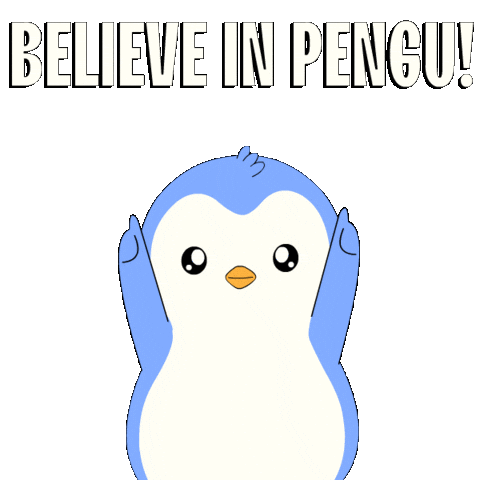Believe Sticker by Pudgy Penguins