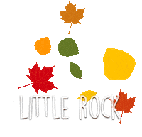 Falling Leaves Fall Sticker by Little Rock, Arkansas