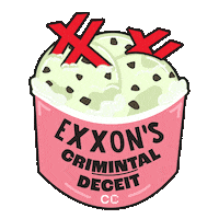 Ice Cream Chocolate Sticker by Clean Creatives