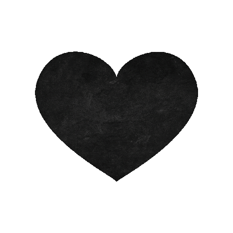 Black Heart Love Sticker by Ink Care