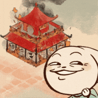 Burn It Down Smiling GIF by Sticky Brain Studios
