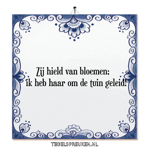 Humor Wijsheid Sticker by Tegelspreuken.nl