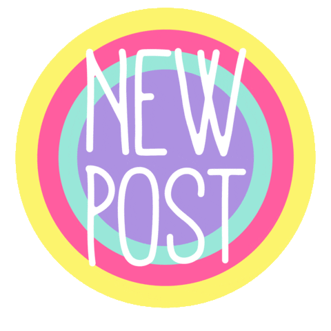Post Circle Sticker by Linhard