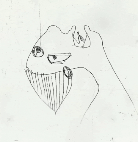 Littlepollo giphyupload art shout grito GIF