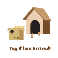 Arriving Sticker by Shopthepaw