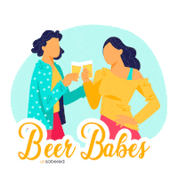 Best Friends Alcohol Sticker by Unsobered