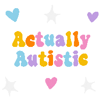 Autism Masking Sticker by Maxine