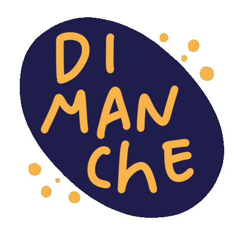 Dimanche Sticker by La Minute Freelance
