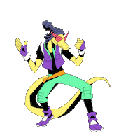 Bellolandia dance music party animation Sticker