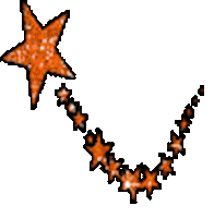shooting star Sticker