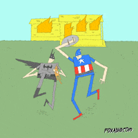 captain america cat GIF by Animation Domination High-Def