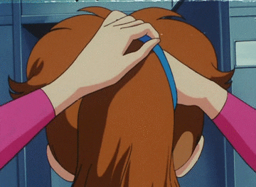 hair ponytail GIF