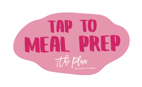 The Plan Meal Prep Sticker by The Plan By Lauren Truslow