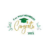 Graduation Commencement Sticker by HumboldtState