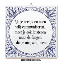 Reflectie Verandering Sticker by Tegelspreuken.nl