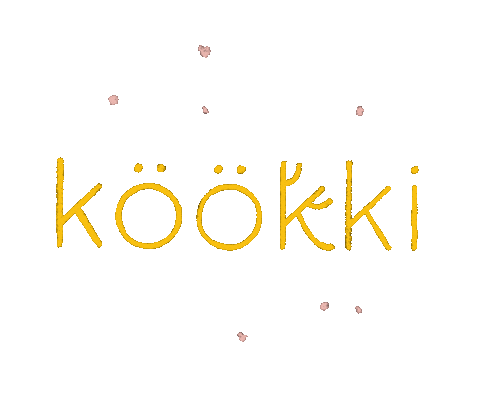 JuttaLuukkonenDesign logo kookki artbyjutta juttaluukkonendesign Sticker