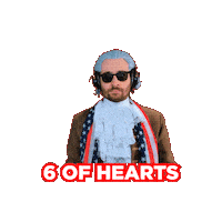 Seis De Copas Sticker